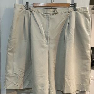 Woman’s plus size 22 W stone color shorts